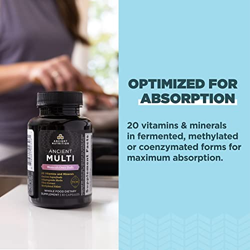 Foto 5 pulgar | Multivitamínico Ancient Nutrition Ancient Multi Women 30 Unidades - Venta Internacional.