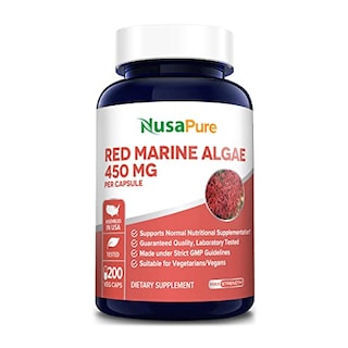 Foto 1 | Suplemento De Algas Marinas Rojas Nusapure 450 Mg 200 Cápsulas - Venta Internacional.