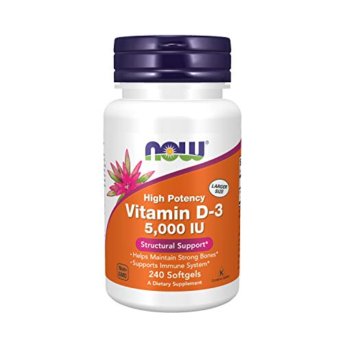 Foto 1 | Supplement Now Vitamina D-3, 5000 Ui, 240 Cápsulas Blandas De Alta Potencia - Venta Internacional.