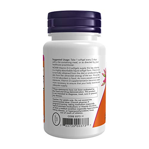 Foto 4 pulgar | Supplement Now Vitamina D-3, 5000 Ui, 240 Cápsulas Blandas De Alta Potencia - Venta Internacional.