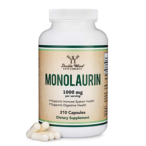 Foto 2 pulgar | Suplemento Double Wood Supplements Monolaurina 1000 Mg 210 Ca - Venta Internacional.
