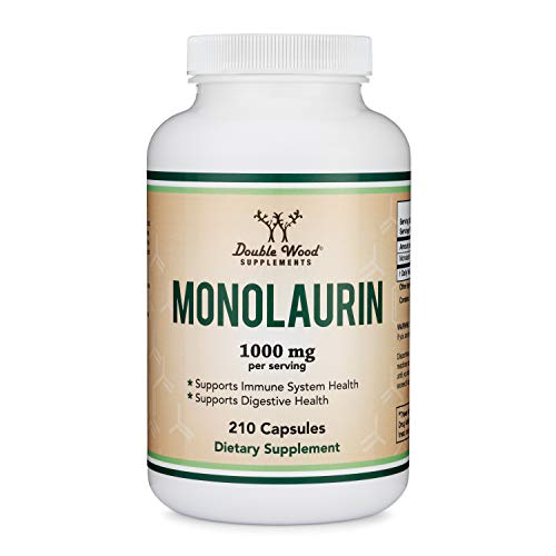 Foto 5 pulgar | Suplemento Double Wood Supplements Monolaurina 1000 Mg 210 Ca - Venta Internacional.
