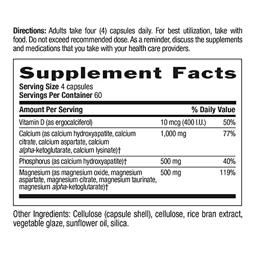 Foto 4 pulgar | Suplemento Country Life Calcium Magnesium Con Vitamina D 240 C - Venta Internacional.