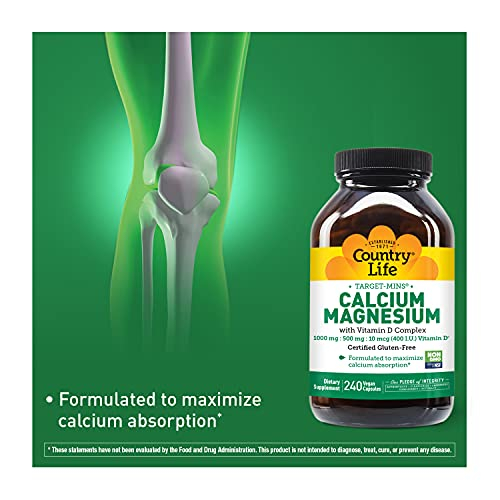 Foto 6 pulgar | Suplemento Country Life Calcium Magnesium Con Vitamina D 240 C - Venta Internacional.