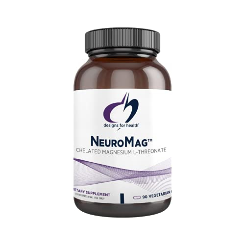 Foto 2 pulgar | Diseños De Suplementos Para La Salud Neuromag Magnesium 90 Cápsulas - Venta Internacional.