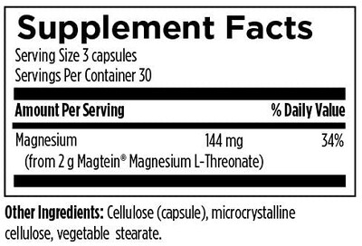 Foto 4 | Diseños De Suplementos Para La Salud Neuromag Magnesium 90 Cápsulas - Venta Internacional.