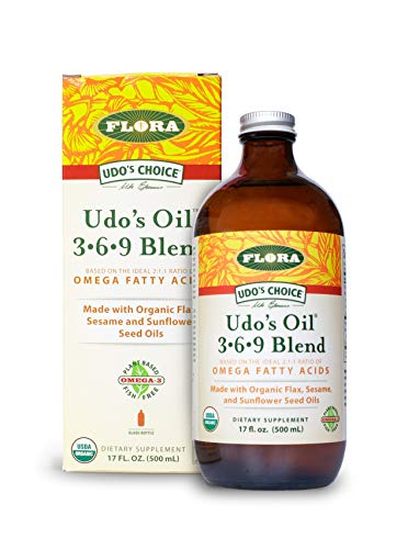 Foto 2 pulgar | Mezcla De Aceites Flora Udo's Choice Omega 369, Botella De Vidrio De 500 Ml - Venta Internacional.