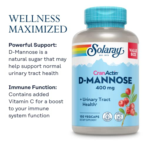 Foto 4 pulgar | Suplemento De D-manosa De Solaray Con Cranactin Y Arándano Rojo 1000 Mg - Venta Internacional.