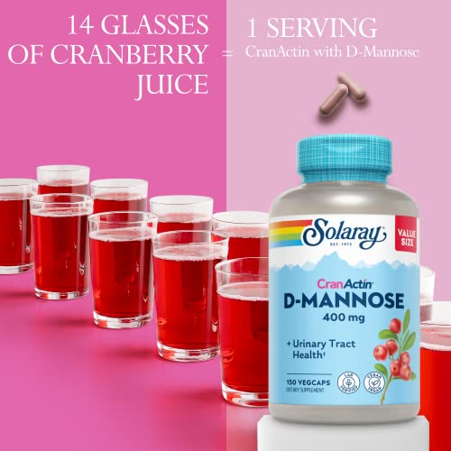 Foto 5 pulgar | Suplemento De D-manosa De Solaray Con Cranactin Y Arándano Rojo 1000 Mg - Venta Internacional.