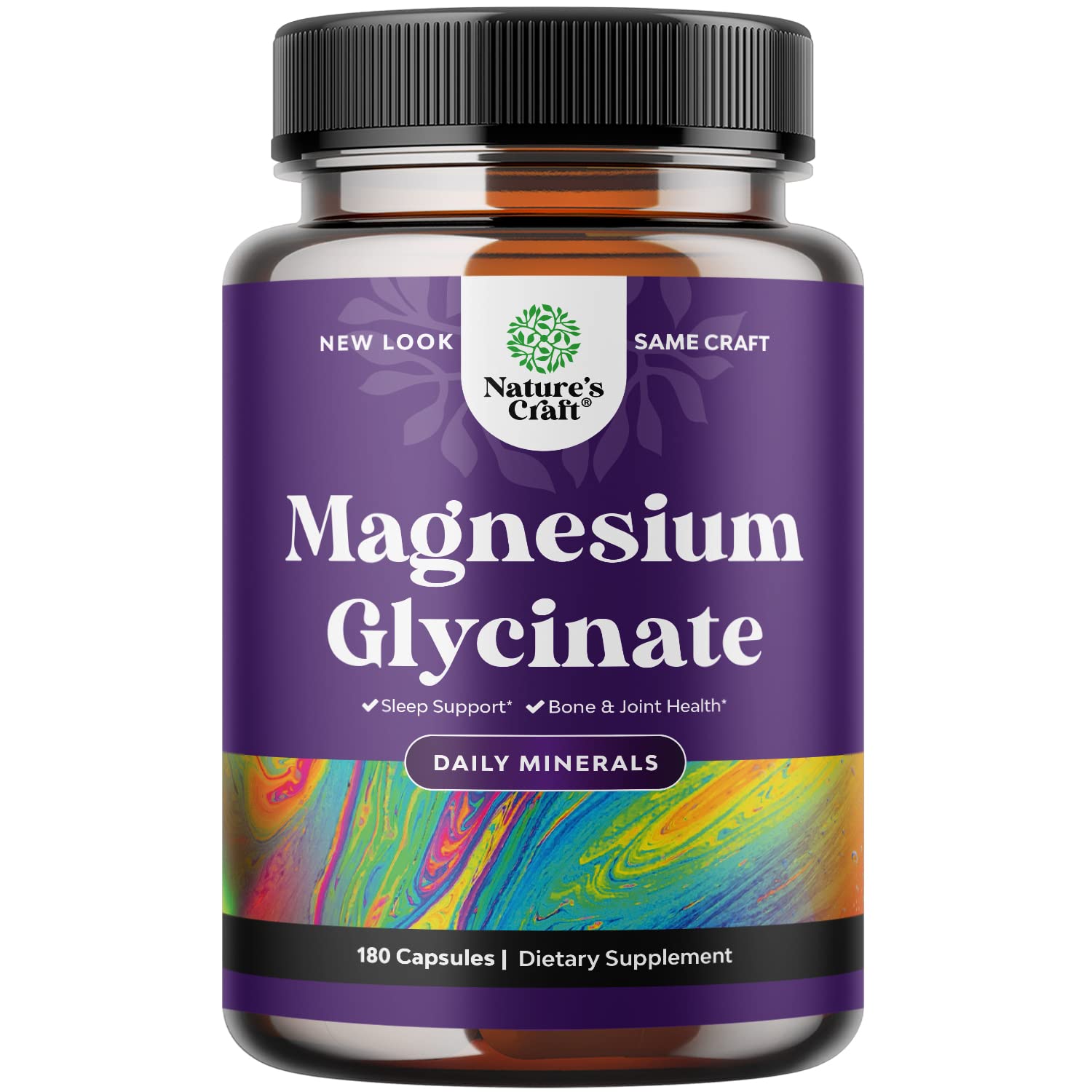 Foto 2 pulgar | Cápsulas De Glicinato De Magnesio Natures Craft 400 Mg Para Adultos - Venta Internacional.