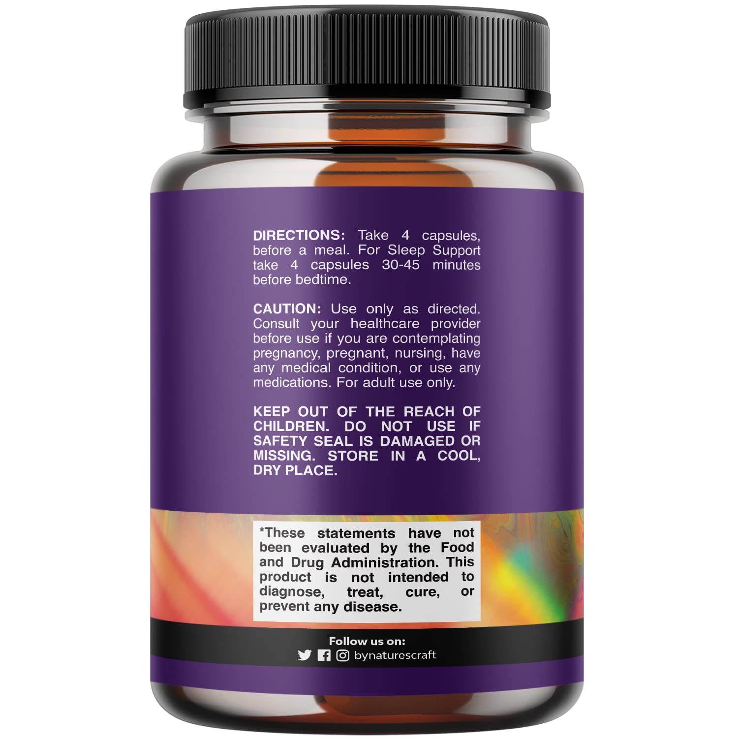 Foto 3 pulgar | Cápsulas De Glicinato De Magnesio Natures Craft 400 Mg Para Adultos - Venta Internacional.
