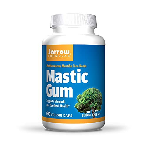 Suplemento Jarrow Formulas Mastic Gum, 1000 Mg, 60 Cápsulas Vegetarianas - Venta Internacional.