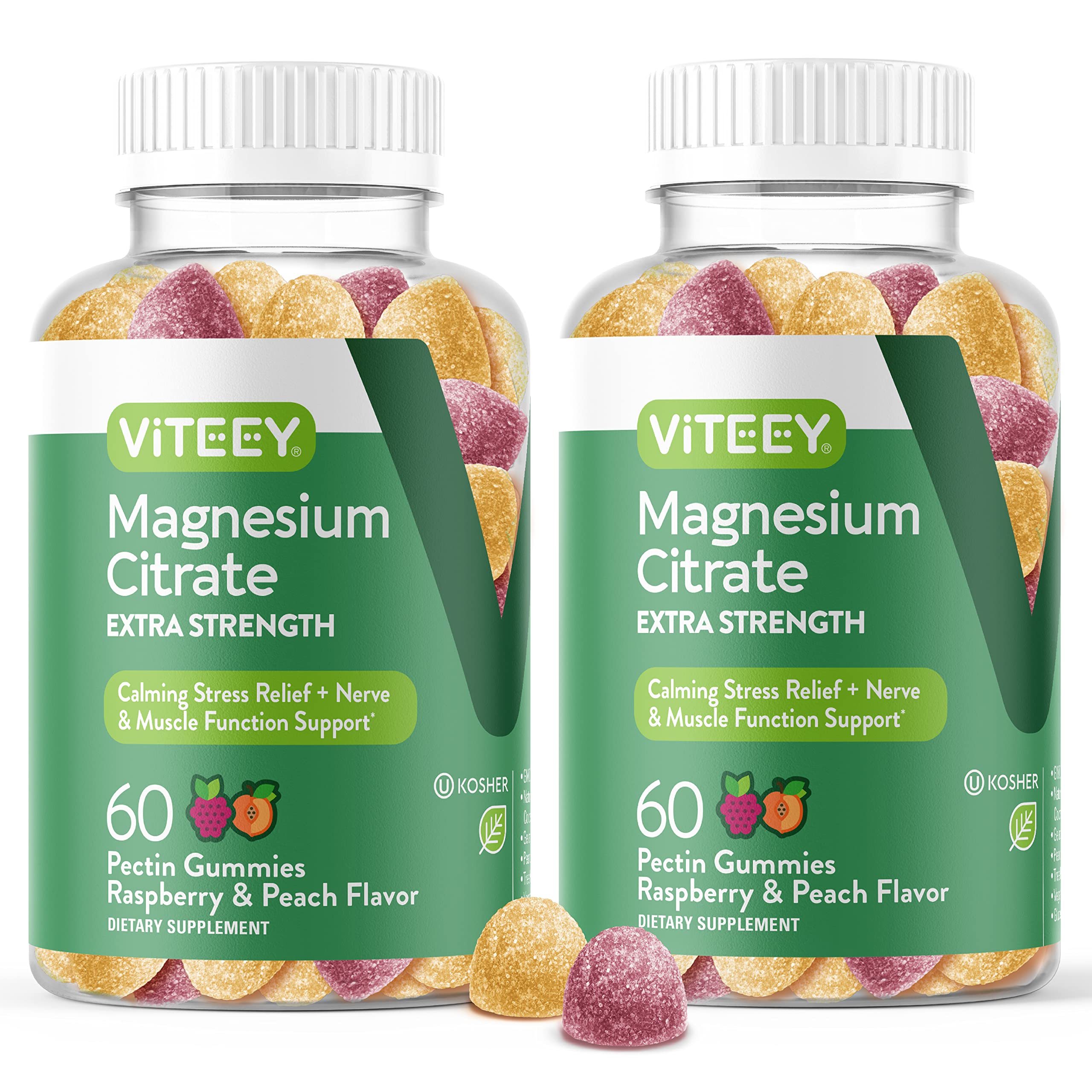Foto 2 pulgar | Suplemento Viteey Gummies Extra Strength Con Citrato De Magnesio - Venta Internacional.