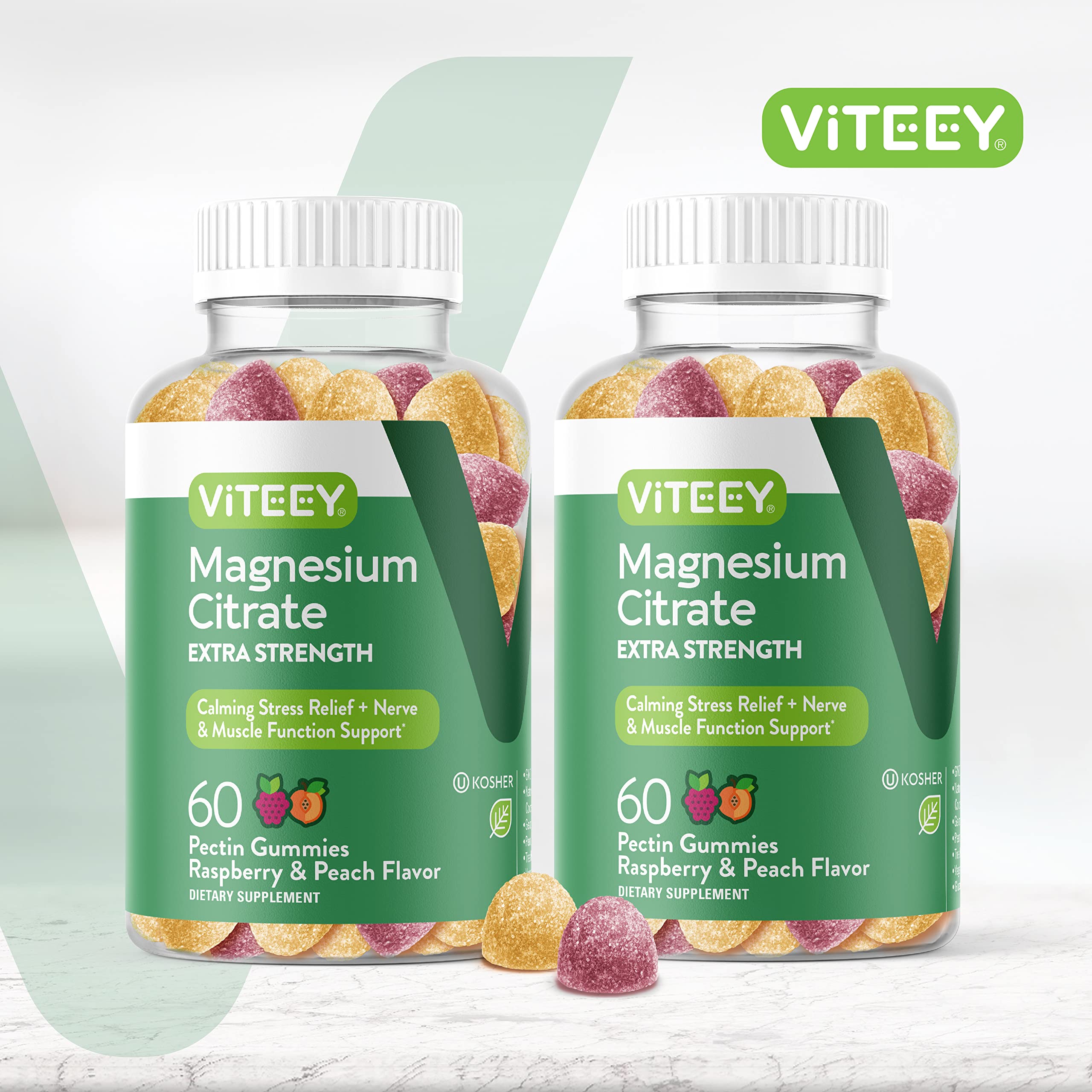 Foto 3 pulgar | Suplemento Viteey Gummies Extra Strength Con Citrato De Magnesio - Venta Internacional.
