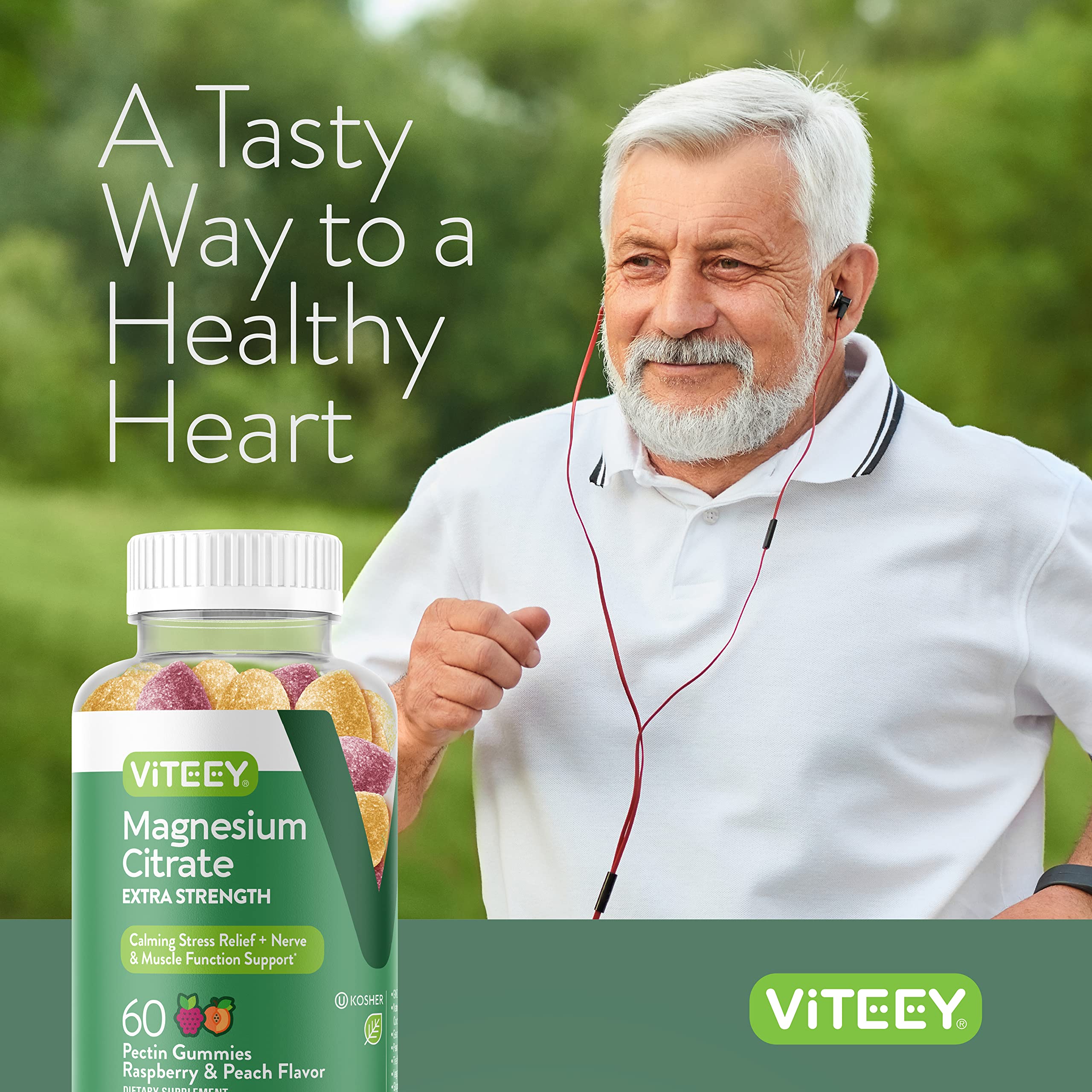 Foto 6 pulgar | Suplemento Viteey Gummies Extra Strength Con Citrato De Magnesio - Venta Internacional.