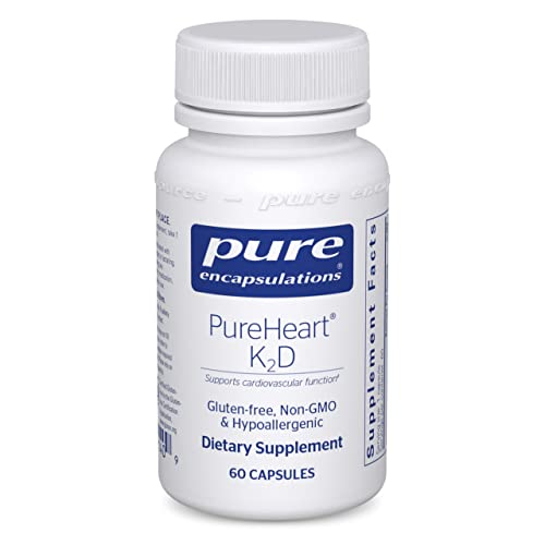 Foto 2 pulgar | Suplemento Pureheart K2d De Pure Encapsulations, 60 Cápsulas - Venta Internacional.