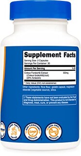 Foto 4 | Suplemento Nutricost Coleus Forskohlii 500 Mg 60 Cápsulas - Venta Internacional.