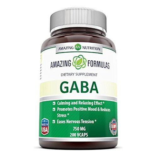 Foto 2 pulgar | Suplemento Amazing Formulas Gaba, 750 Mg, Cápsulas Vegetarianas X100 - Venta Internacional.