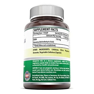 Foto 2 | Suplemento Amazing Formulas Gaba, 750 Mg, Cápsulas Vegetarianas X100 - Venta Internacional.