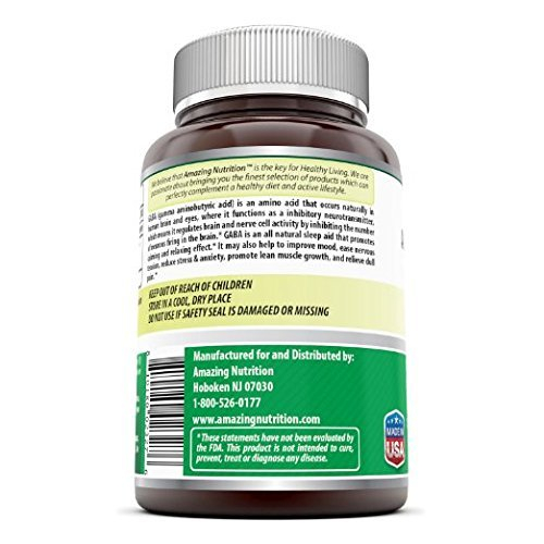 Foto 4 pulgar | Suplemento Amazing Formulas Gaba, 750 Mg, Cápsulas Vegetarianas X100 - Venta Internacional.