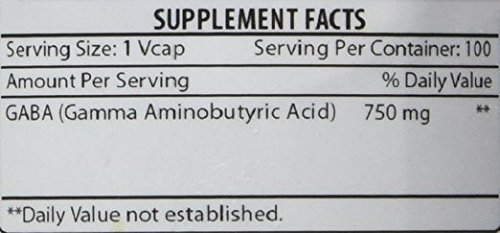 Foto 5 pulgar | Suplemento Amazing Formulas Gaba, 750 Mg, Cápsulas Vegetarianas X100 - Venta Internacional.