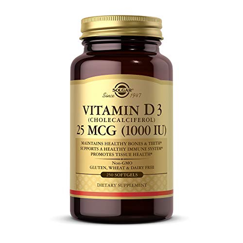 Suplemento Solgar De Vitamina D3, Colecalciferol, 25 Mcg, 1000 Ui, 25 - Venta Internacional.
