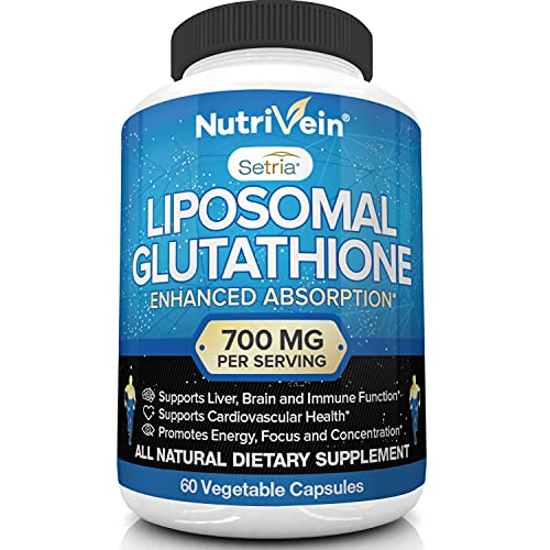 Foto 2 pulgar | Suplemento Nutrivein Glutatión Liposomal Setria  700 Mg 60  - Venta Internacional.