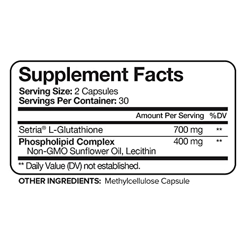 Foto 4 pulgar | Suplemento Nutrivein Glutatión Liposomal Setria  700 Mg 60  - Venta Internacional.