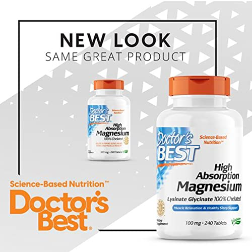 Foto 3 pulgar | Supplement Doctor's Best Magnesio De Alta Absorción 100 Mg - Venta Internacional.
