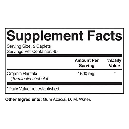Foto 3 pulgar | Suplemento Brieofood Organic Haritaki 1500 Mg 90 Comprimidos - Venta Internacional.