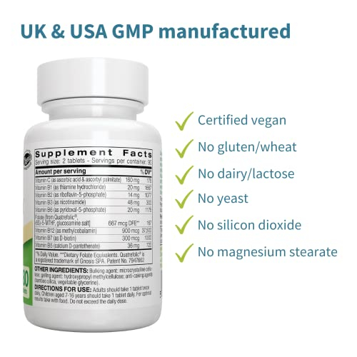 Foto 7 pulgar | Suplemento Igennus Healthcare Nutrition Super B-complex 180  - Venta Internacional.