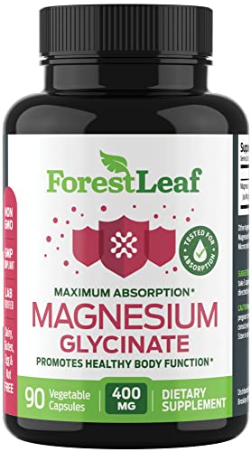 Foto 2 pulgar | Cápsulas De Glicinato De Magnesio Forestleaf De Alta Absorción - Venta Internacional.