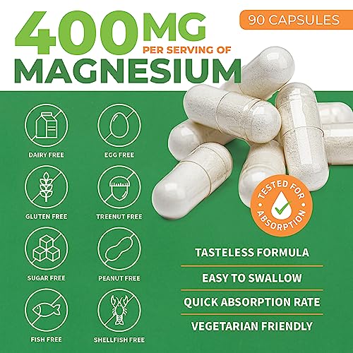 Foto 2 | Cápsulas De Glicinato De Magnesio Forestleaf De Alta Absorción - Venta Internacional.