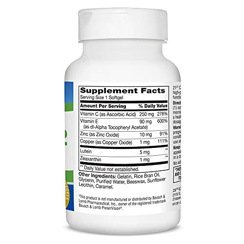 Foto 7 pulgar | Supervision2 Softgels 21st Century Healthy Eyes, 120 Unidades - Venta Internacional.