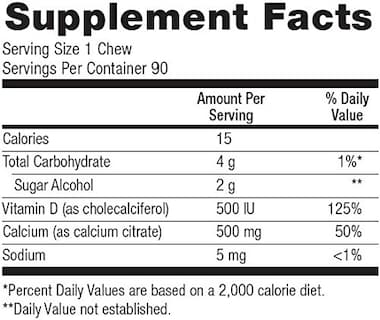 Foto 2 | Suplemento Bariatric Advantage De Citrato De Calcio, 500 Mg, 90 G, Para Masticar - Venta Internacional.