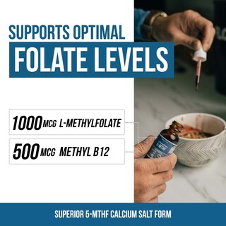 Foto 5 | Suplemento De Folato De Metilo Orgánico Triquetra Health 1000 Mcg + - Venta Internacional.