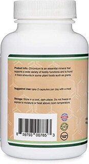 Foto 3 | Suplemento De Picolinato De Cromo Double Wood 1000 Mcg 300 Cápsulas - Venta Internacional.