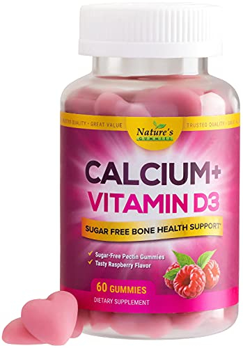 Foto 2 pulgar | Complemente El Calcio De Nature's Nutrition Con Gomitas De Vitamina D3 - Venta Internacional.