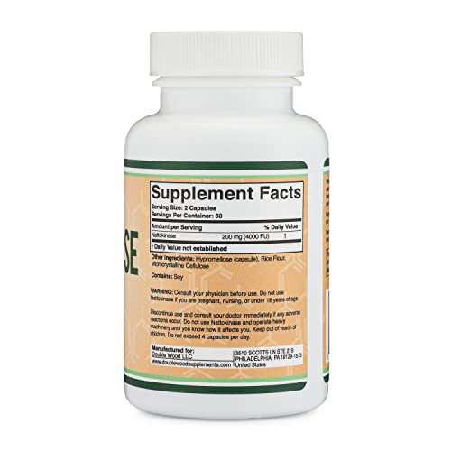 Foto 3 pulgar | Suplemento Double Wood Nattokinase 4.000 Fu 120 Cápsulas - Venta Internacional.