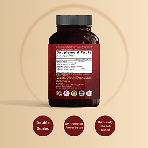 Foto 3 pulgar | Suplemento Naturebell De Arándano De Doble Concentración 36000 Mg - Venta Internacional.