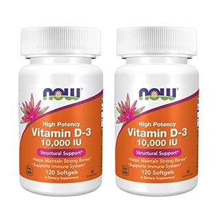 Foto 1 | Supplement Now Foods Vitamina D-3, 10 000 Ui, 120 Cápsulas Blandas X2 - Venta Internacional.