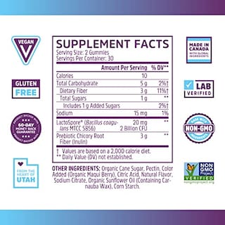 Foto 2 | Suplemento De Prebióticos Y Probióticos Gut Guru De Zhou Nutrition - Venta Internacional.