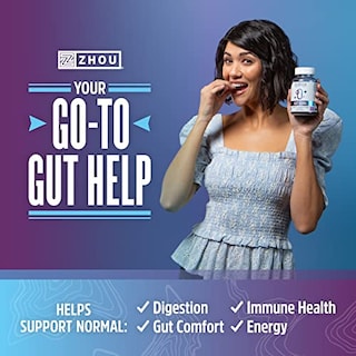 Foto 3 | Suplemento De Prebióticos Y Probióticos Gut Guru De Zhou Nutrition - Venta Internacional.