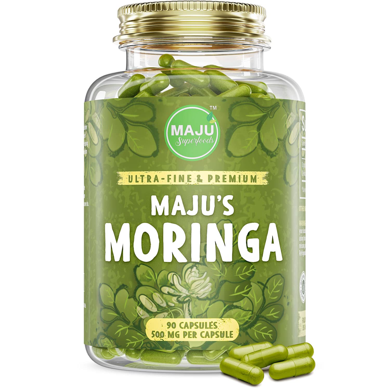 Foto 2 pulgar | Suplemento: Cápsulas De Moringa Orgánica Maju Superfoods - Venta Internacional.