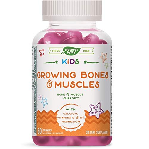 Foto 2 pulgar | Suplemento Nature's Way Kids Growing Bones & Muscles, 60 Gomitas - Venta Internacional.