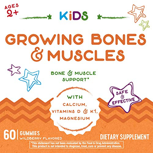Foto 3 pulgar | Suplemento Nature's Way Kids Growing Bones & Muscles, 60 Gomitas - Venta Internacional.