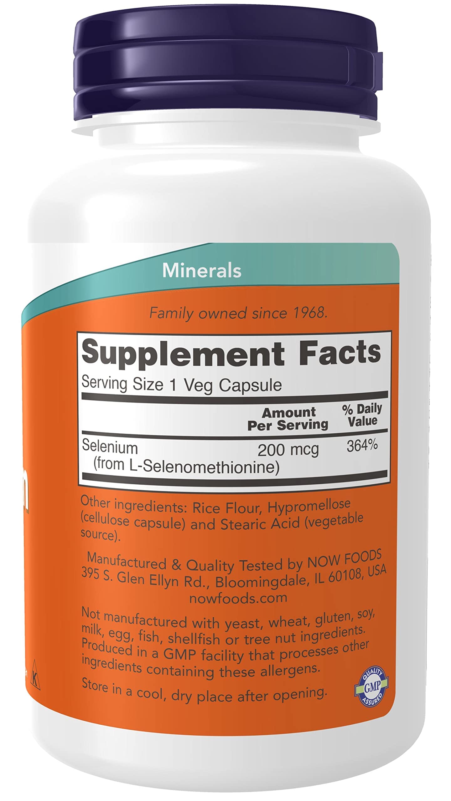 Foto 3 pulgar | Supplement Now Foods, Selenio, 200 Mcg, Cápsulas Virtuales, 180 Unidades - Venta Internacional.