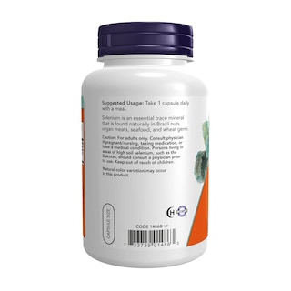 Foto 4 | Supplement Now Foods, Selenio, 200 Mcg, Cápsulas Virtuales, 180 Unidades - Venta Internacional.