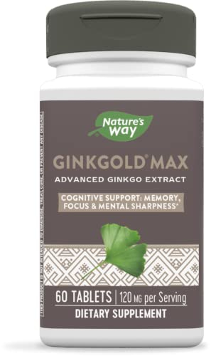 Foto 2 pulgar | Suplemento Nature's Way Ginkgold Max Advanced Ginkgo 60 Comprimidos - Venta Internacional.