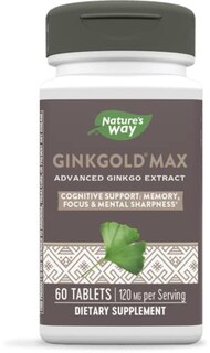 Foto 1 | Suplemento Nature's Way Ginkgold Max Advanced Ginkgo 60 Comprimidos - Venta Internacional.